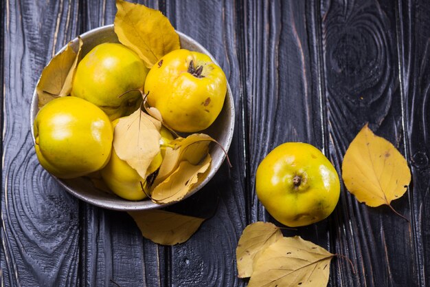 El membrillo son frutas de otoño