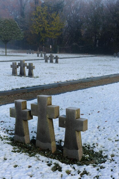 Memorial alemão da Segunda Guerra Mundial Cemitério de Mirogoj em Zagreb, Croácia
