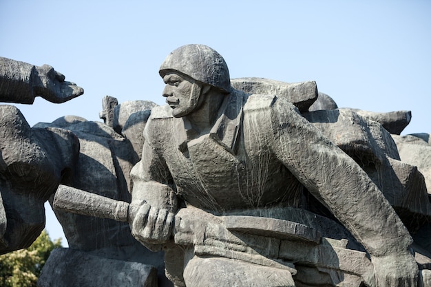 Memorial da 2ª Guerra Mundial da era soviética em Kiev, Ucrânia