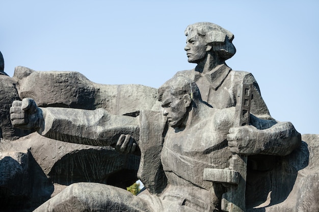 Memorial da 2ª Guerra Mundial da era soviética em Kiev, Ucrânia