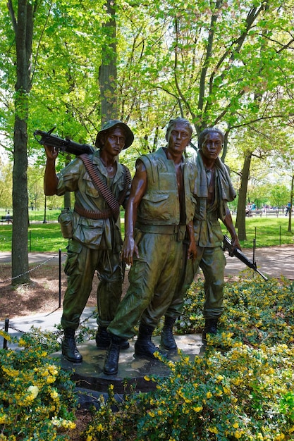 Memorial da Guerra do Vietnã no National Mall, Washington, EUA.