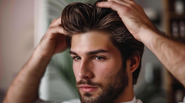Men's Precision Edge Hair Styling Pomade (Pomada de Pintura de Cabelo de Precisão)