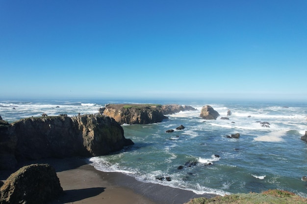 Mendocino und Noyo Landzungen Kalifornien