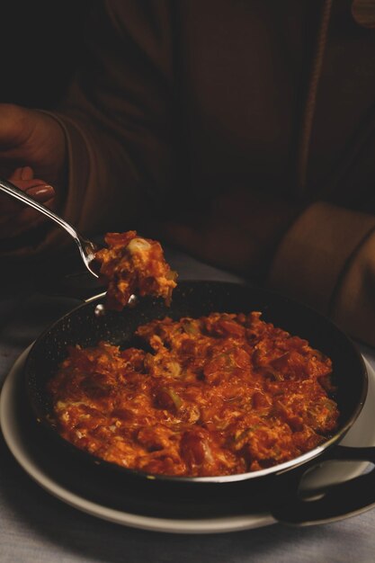 Menemen comida turca u tortilla