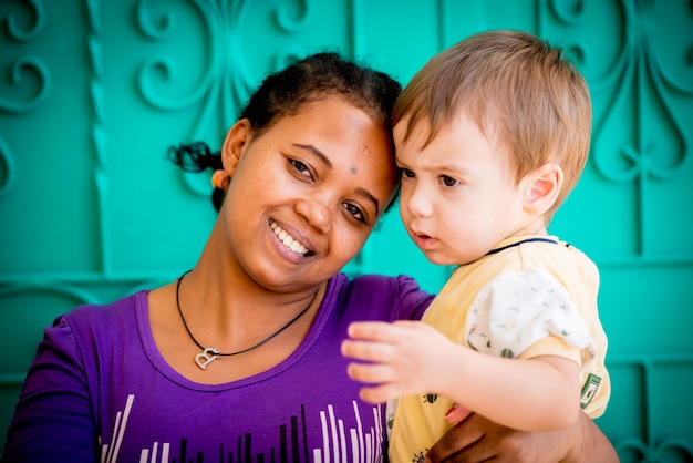 Foto menina africana