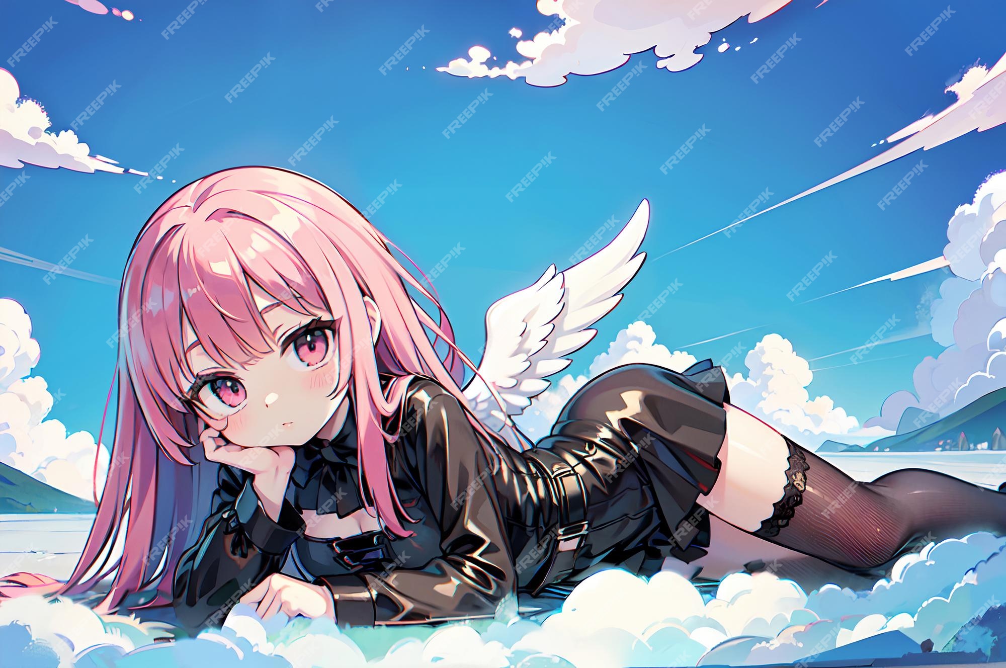 Papel de parede : 2560x1600 px, anjo, Anime, Meninas anime