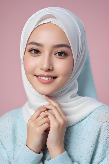 Menina bonita hijab