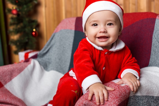 Menina como Papai Noel