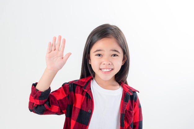 Menina criança criança Ásia fofa