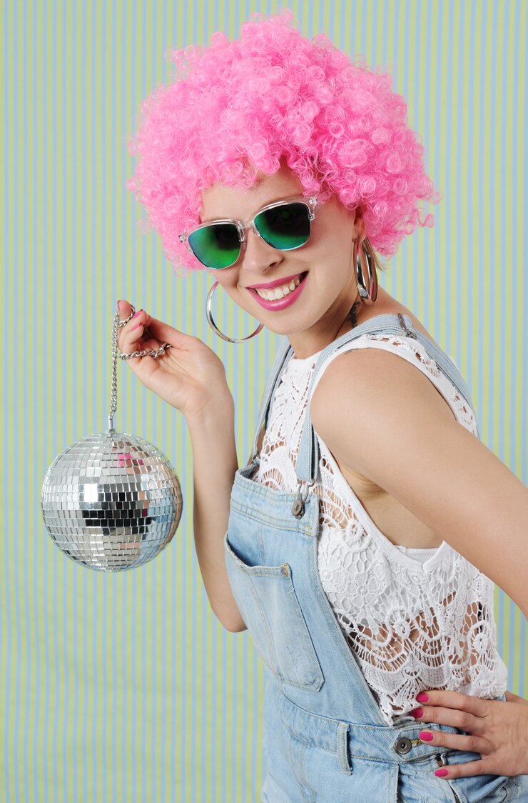 Foto menina funky na moda