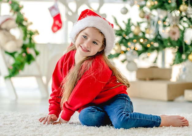 Menina na época do natal