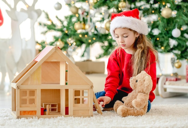 Menina na época do natal