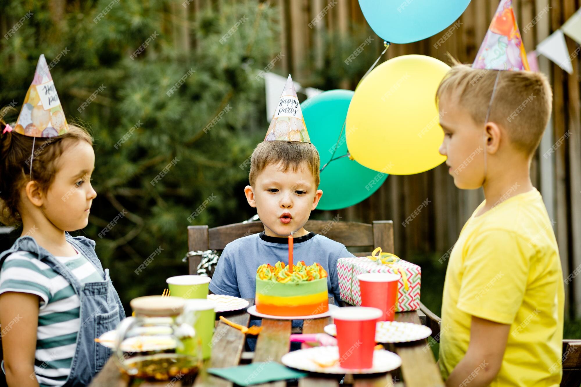 Menino de 4 anos escolhe sua família como tema de aniversário