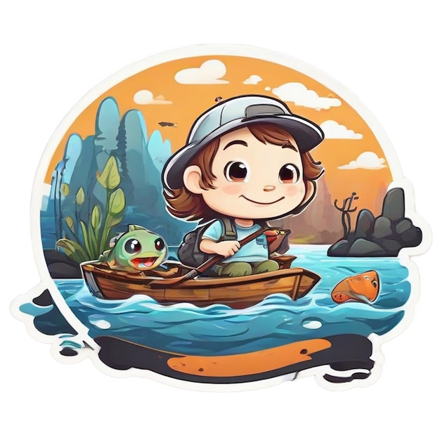 Menino pescador.