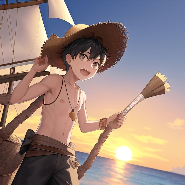 Menino pirata anime