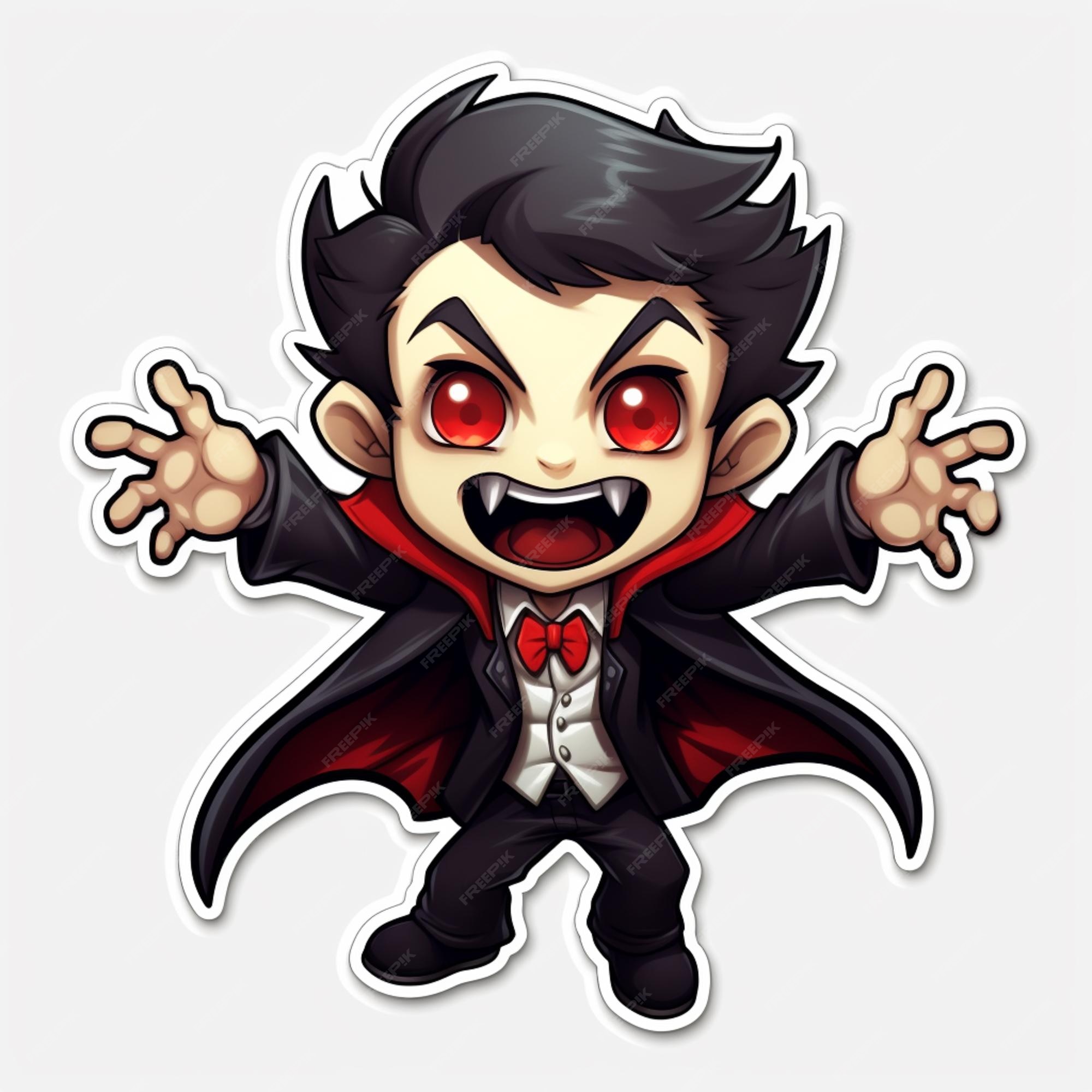 Bipolar Clipart Dois Desenhos Animados De Vampiros E Rostos De