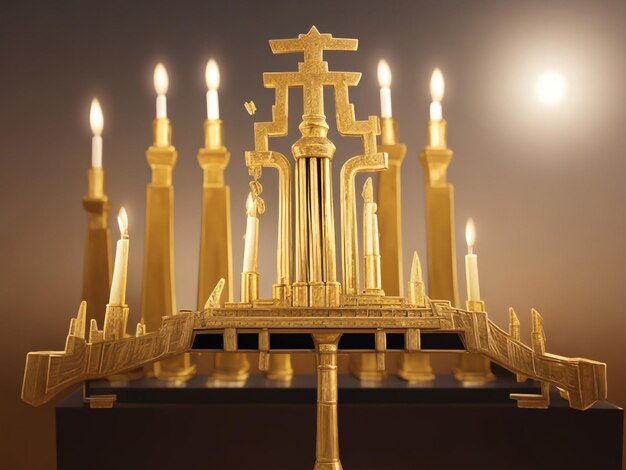 Menorah colecciones de imágenes de fondo lindos fondos de pantalla ai generados