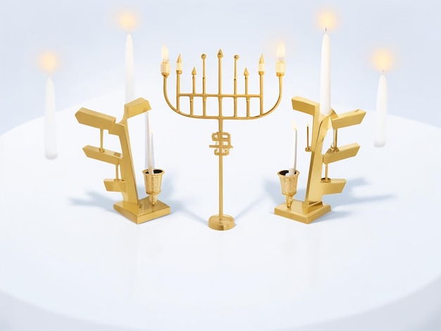 Menorah colecciones de imágenes de fondo lindos fondos de pantalla ai generados