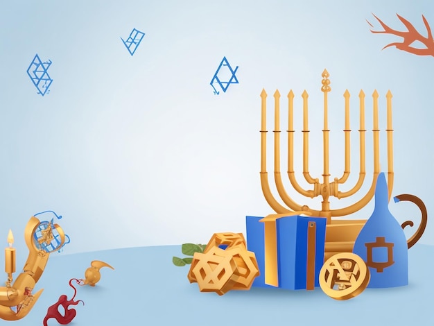 Menorah colecciones de imágenes de fondo lindos fondos de pantalla ai generados