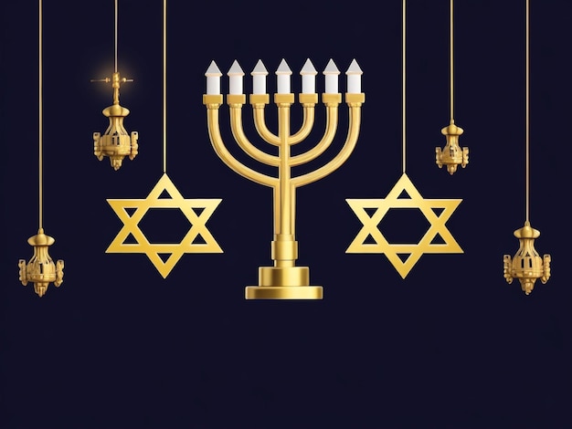 Menorah colecciones de imágenes de fondo lindos fondos de pantalla ai generados