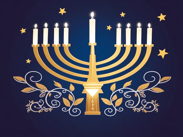 Foto menorah colecciones de imágenes de fondo lindos fondos de pantalla ai generados