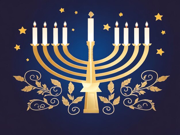 Foto menorah colecciones de imágenes de fondo lindos fondos de pantalla ai generados