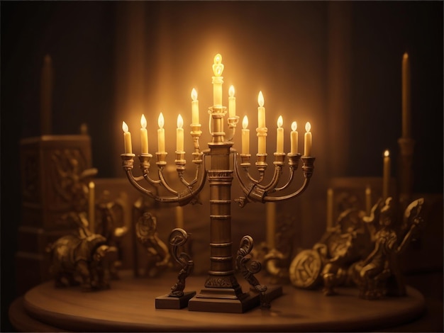 Menorah coleções de imagens de fundo lindos papéis de parede ai gerados