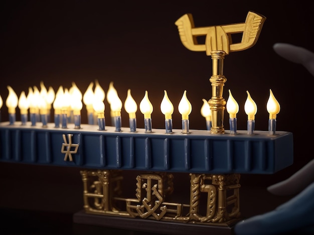 Menorah coleções de imagens de fundo lindos papéis de parede ai gerados