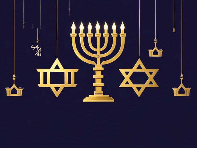 Menorah coleções de imagens de fundo lindos papéis de parede ai gerados