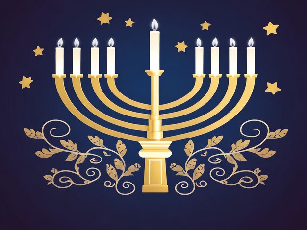 Foto menorah hintergrundbilder sammlungen niedliche tapeten ai generiert