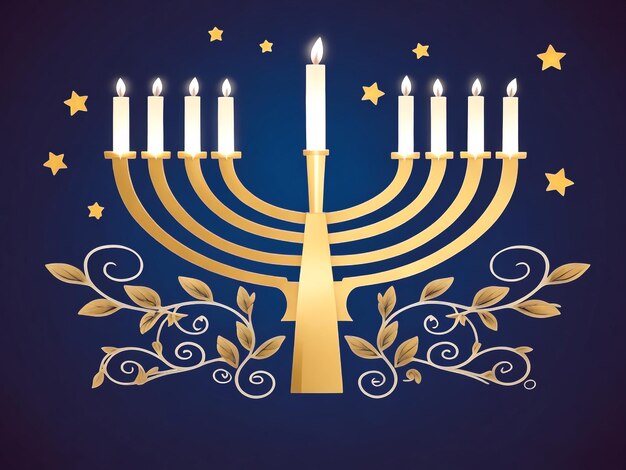 Foto menorah hintergrundbilder sammlungen niedliche tapeten ai generiert