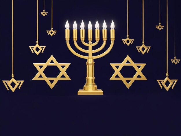 Foto menorah hintergrundbilder sammlungen niedliche tapeten ai generiert