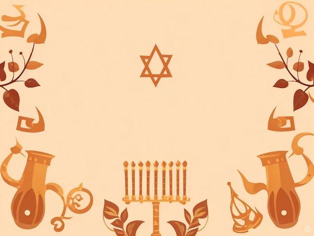 Foto menorah hintergrundbilder sammlungen niedliche tapeten ai generiert