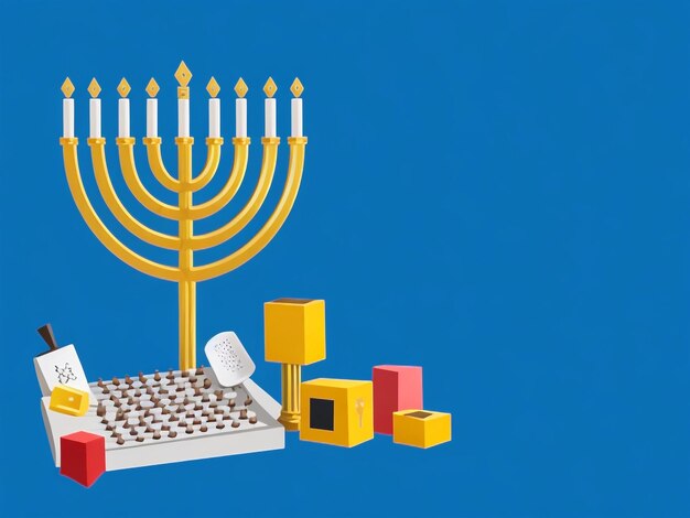 Menorah Hintergrundbilder Sammlungen niedliche Tapeten ai generiert