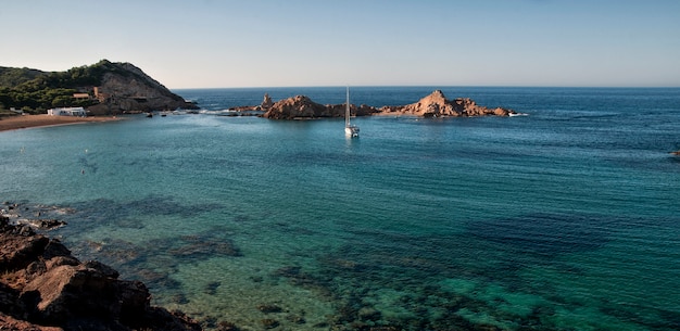 Foto menorca, paisaje marino de españa