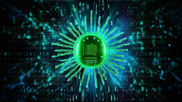 mensaje de alerta de ataque de ransomware detectado por virus