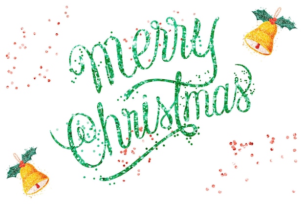Mensaje de Feliz Navidad pegatina png escrita a mano