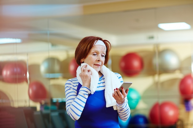 Mensajería en el gimnasio