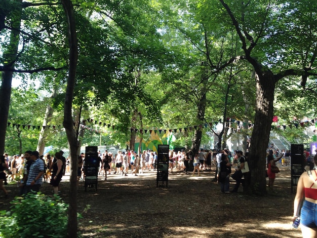 Foto menschen im park