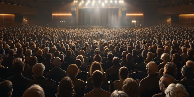 Menschenmengen im Auditorium Generative KI