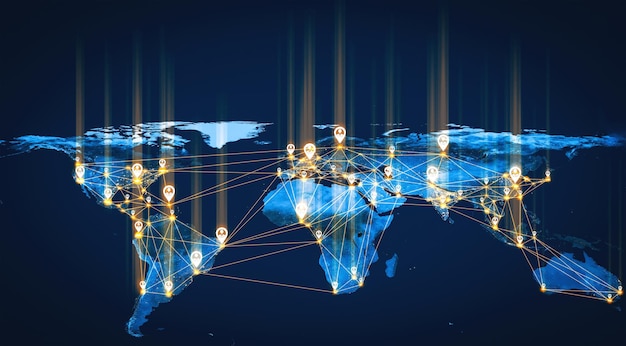 Menschenvernetzung und globale Erdverbindung in innovativer Wahrnehmung