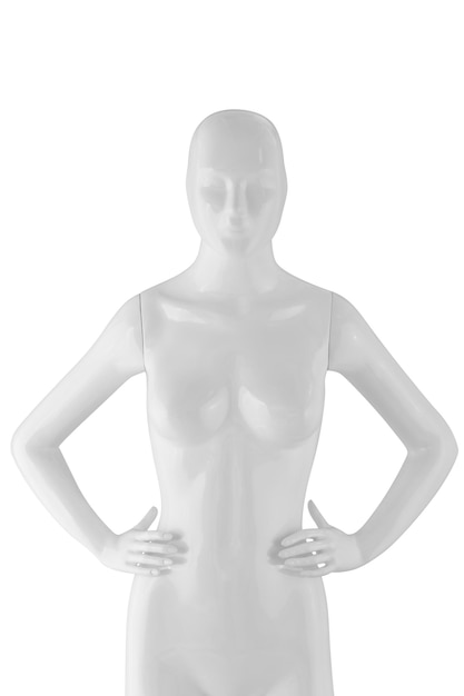 Menschliche Anatomie vor weißem Hintergrund