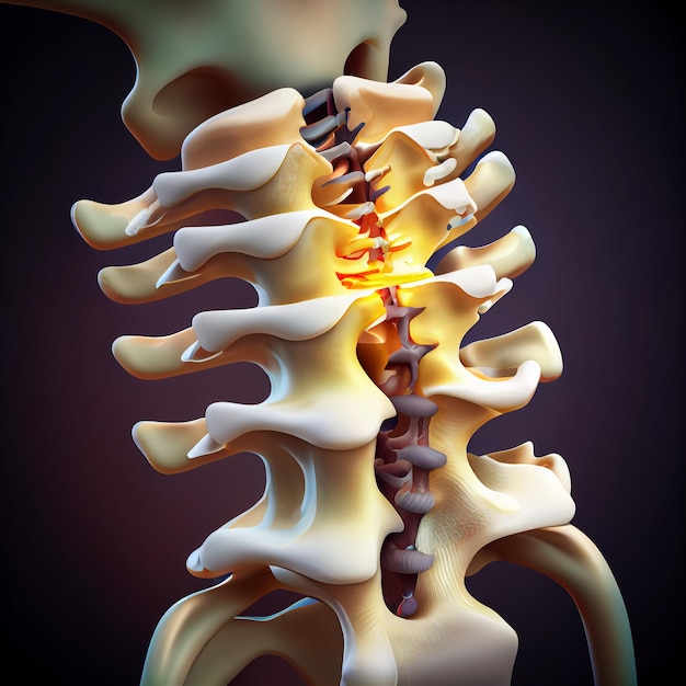 Menschliche Knochenmuskeln Generative KI