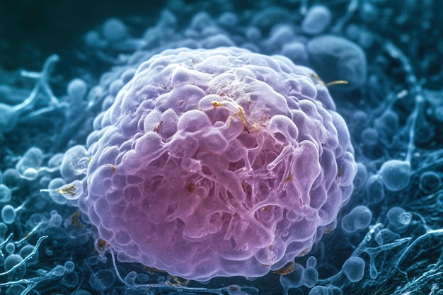 Menschliche Spermatozoen Umriss Biologie der Befruchtung Die Wissenschaft der Fortpflanzung, erzeugt durch KI