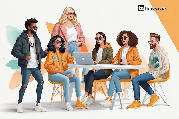 Mercado de colaboraciones dinámicas de influencers