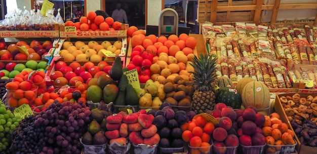 Foto mercado de frutas de veneza