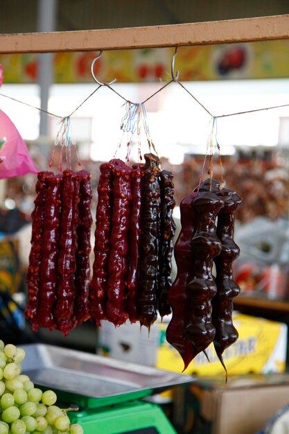 mercado de frutas e legumes