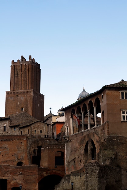 Mercado de Trajano em Roma, Itália