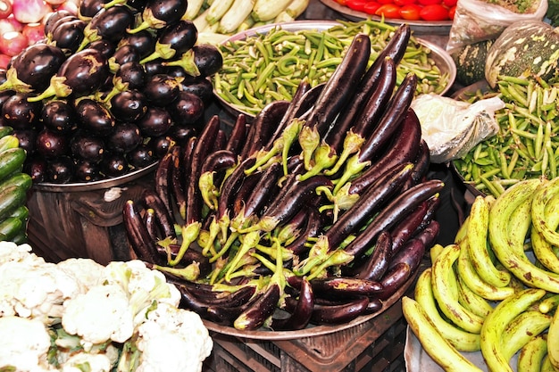 El mercado local en la ciudad de Karachi, Pakistán