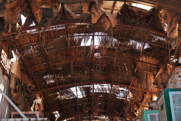 El mercado local en Jartum Sudán